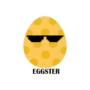 Cool Easter Egg SVG, Eggster SVG Easter Day SVG