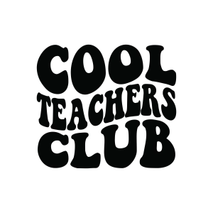 Cool Teachers Club SVG Wavy Teacher SVG