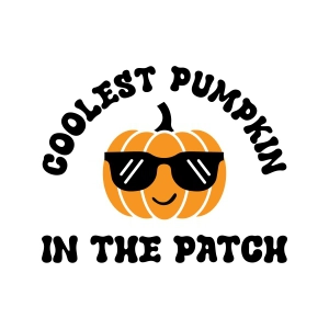 Coolest Pumpkin In The Patch SVG Cut File Pumpkin SVG