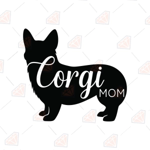 Corgi Mom SVG – Corgi Dog Mom Shirt Design