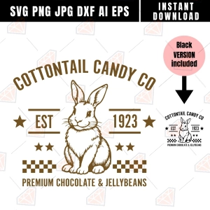 Cottontail Candy Company SVG, Easter Day SVG Svg