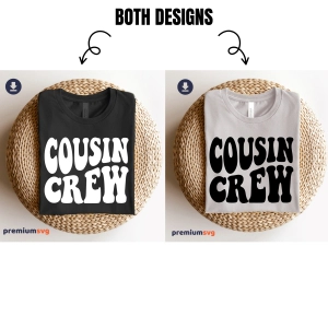 Cousin Crew SVG, Cousin SVG Shirt Design T-shirt SVG