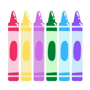Crayons SVG, Teacher Crayons SVG Instant Download Teacher SVG
