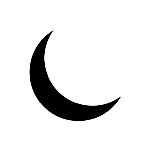 Crescent Moon SVG, Moon Vector Files Instant Download Vector Illustration