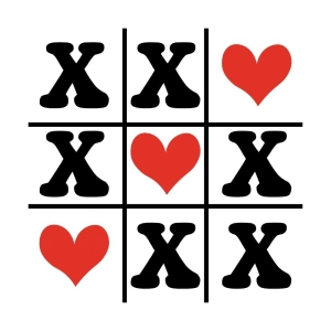 Criss Cross Xoxo SVG, Tic Tac Toe SVG Instant Download Xoxo SVG