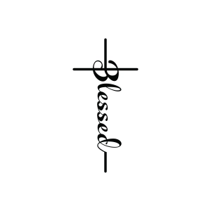 Blessed Cross SVG, Christian Faith SVG Cross SVG