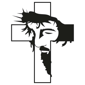 Jesus Cross SVG Design, Cross Jesus Vector Instant Download | PremiumSVG