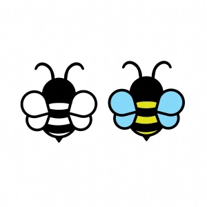 Cute Bee SVG Cut File Insects/Reptiles SVG