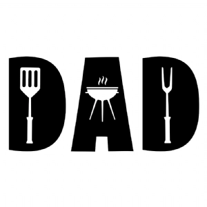Dad Grill Master SVG, BBQ SVG Cricut Files Father's Day SVG