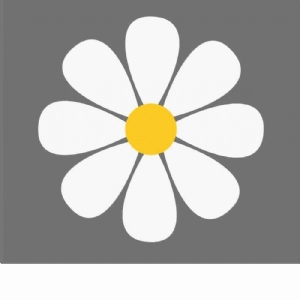 Daisy Flower SVG Cut File, Basic Daisy Clipart Flower SVG