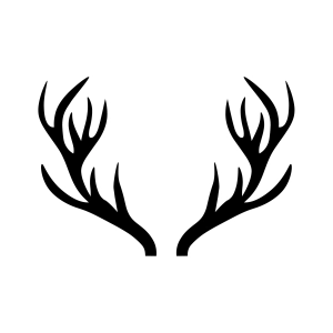 Deer Antler SVG, Cut & Clipart File Christmas SVG