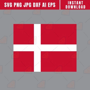 Denmark Flag SVG Svg