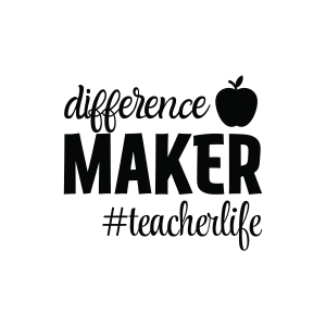 Difference Maker Teacher Life SVG, Teacher SVG Teacher SVG