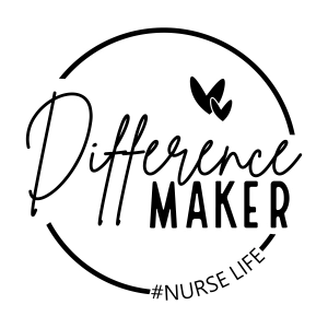 Difference Maker Nurse Life SVG, Instant Download Nurse SVG