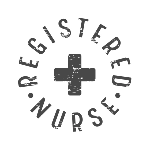 Distressed Nurse Registered Circle SVG, Vector Files Nurse SVG