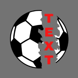 Distressed Soccer Monogram SVG, Soccer Instant Download Soccer SVG