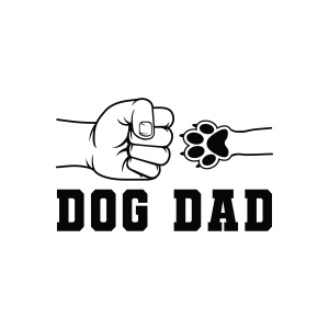 Dog Dad Fist and Bump SVG, Dog Dad SVG Dad SVG