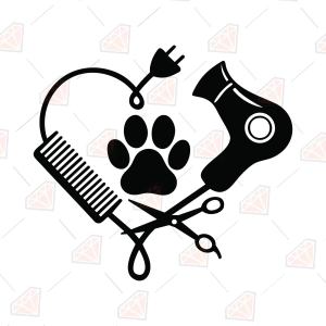 Dog Grooming SVG – Dog Grooming Logo Vector