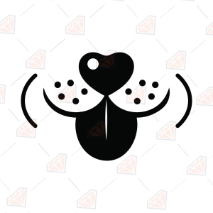 Dog Mouth SVG – Dog Face Cut File