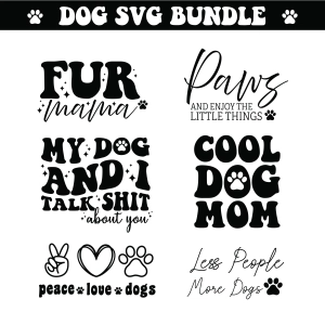 Dog Shirt SVG Bundle, Dog Quotes SVG Files for Cricut Dog SVG