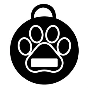 Dog Tag Monogram SVG, Pet Tag Monogram Vector Files Dog SVG