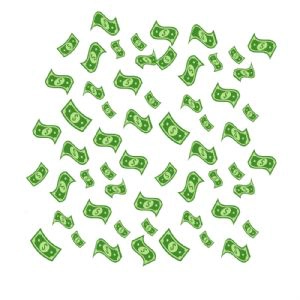 Dollar Rain SVG Vector File, Dollar Rain PNG Business And Finance