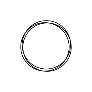 Double Circle Monogram SVG 
