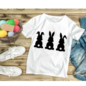 Easter Bunny Silhouette SVG Easter Day SVG