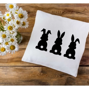 Easter Bunny Silhouette SVG Easter Day SVG