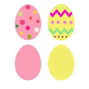 Easter Eggs SVG Bundle, Colorful Easter Eggs SVG Easter Day SVG