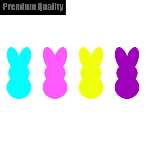 Easter Peeps SVG Cut File, Easter Bunny SVG Bunnies SVG