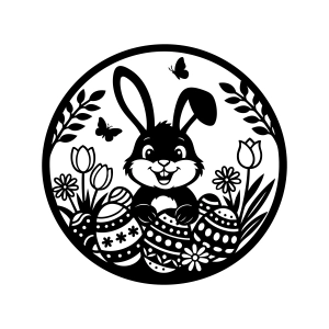 Easter Sign SVG, Easter Welcome Sign Cut File Svg
