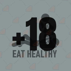 Eat Healthy SVG, Funny Adult Humor SVG Funny SVG