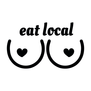 Eat Local SVG, Baby SVG Funny Instant Download Baby SVG