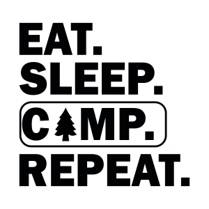 Eat Sleep Camp Repeat SVG, Camping SVG Camping SVG