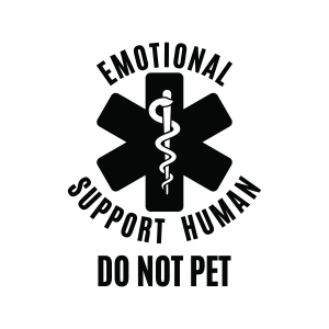 Emotional Support Human Do Not Pet SVG Svg