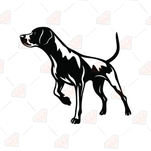 English Pointer SVG – Dog Cut File
