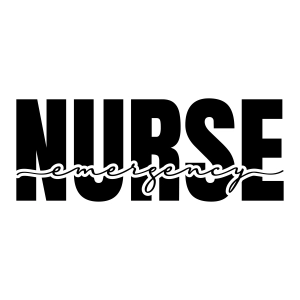 Er Nurse SVG, Emergency Nurse SVG Files for Cricut Nurse SVG