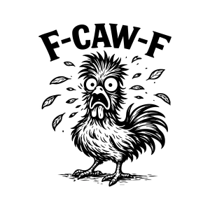 F Caw F Chicken SVG, Funny Design