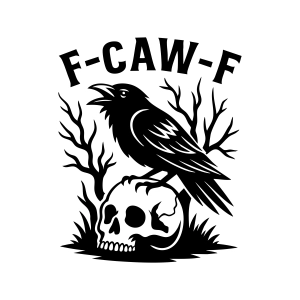 F Caw F Crow SVG, Funny Crow Cut File for Cricut & Silhouette Funny SVG