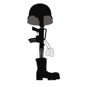 Fallen Soldier Svg, Army War Hero Boot Gun Svg Vector File Veterans Day SVG