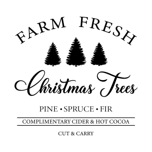 Farm Fresh Christmas Trees SVG, Christmas SVG Christmas SVG