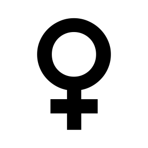 Female Icon SVG, Female Symbol Logo Icon SVG