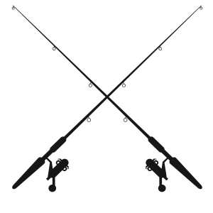 Fishing Rod Logo SVG, PNG Cut File for Cricut and Silhouette Fishing SVG