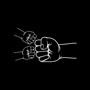 FIST Bumps SVG, Dad Fist Bump SVG Father's Day SVG