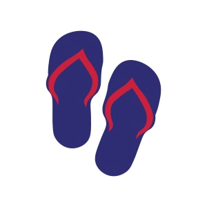 Flip Flops SVG, Vector and Cut File Objects and Shapes