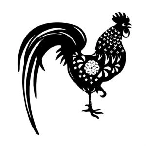 Floral Chicken SVG, Floral Chicken Instant Download Bird SVG