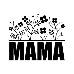 Floral Mama Shirt SVG, Mama SVG Cut File | PremiumSVG