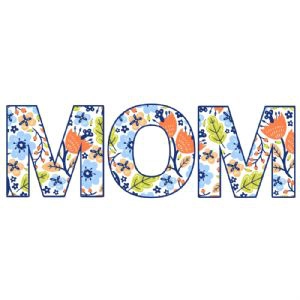 Flower Mom PNG, Sublimation Mother's Day SVG