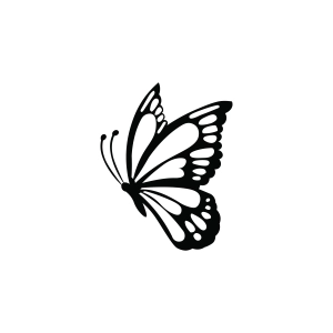 Flying Butterfly SVG, Butterfly Profile SVG Butterfly SVG